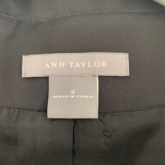 Ann Taylor Black Jacket/Blazer (SM) - Picture 5 of 6